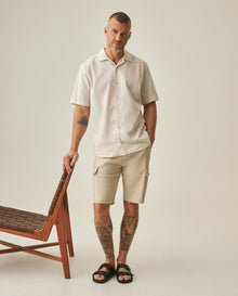 Men´s Linen Shorts - Beige 63_652H008_BEI161102_0