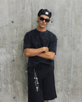 Mens Straight Bermuda Shorts - Special Collection - Black 63_652H200_NEG194007_5