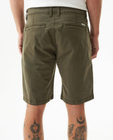 Men's Chino Mid Rise Shorts in Cotton-Tencel Blend, Journey - 5