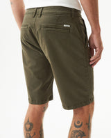 Men's Chino Mid Rise Shorts in Cotton-Tencel Blend, Journey - 6