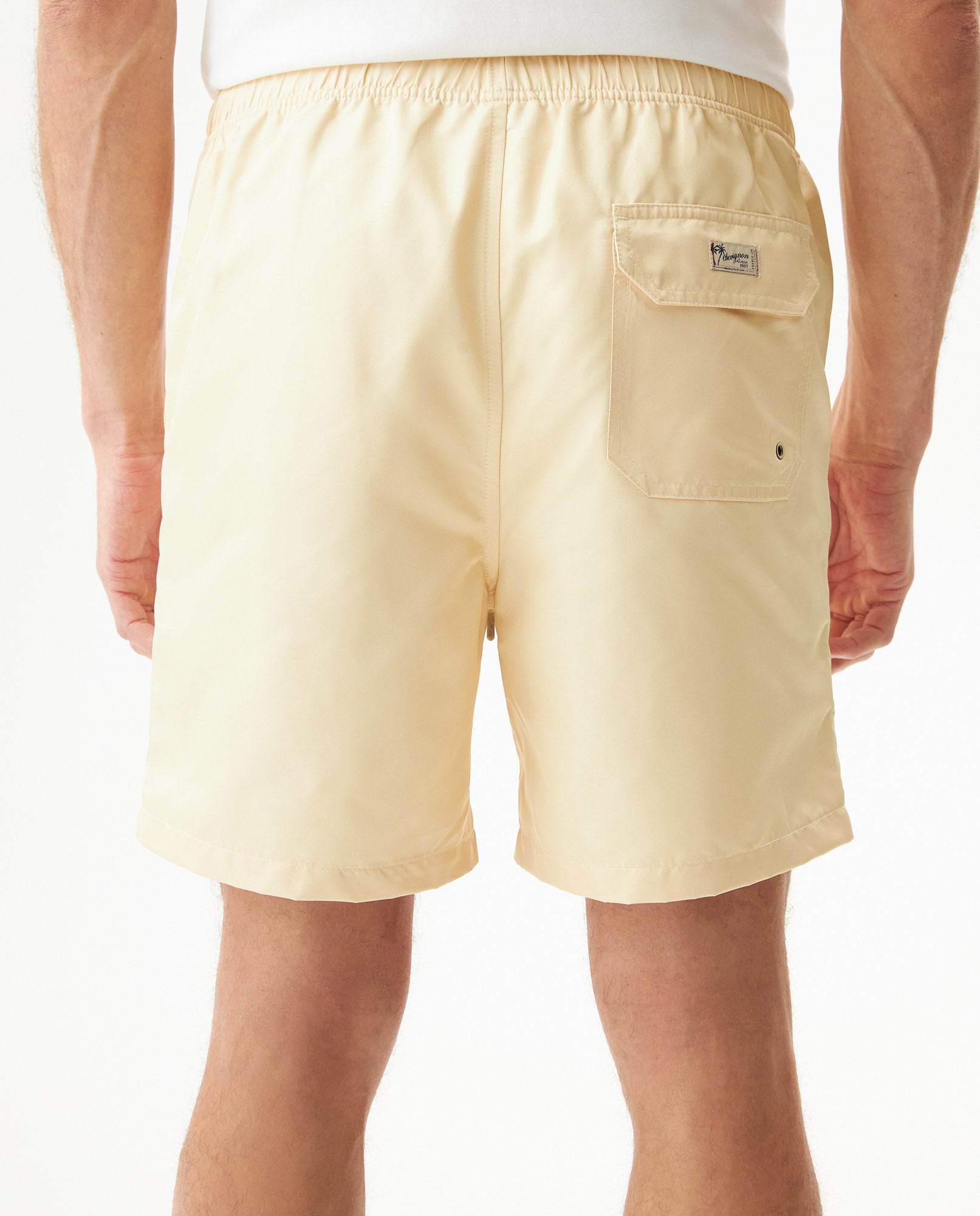 Men´s Recycled Print Swim Trunks - Yellow 63_659G004_AMA120824_6