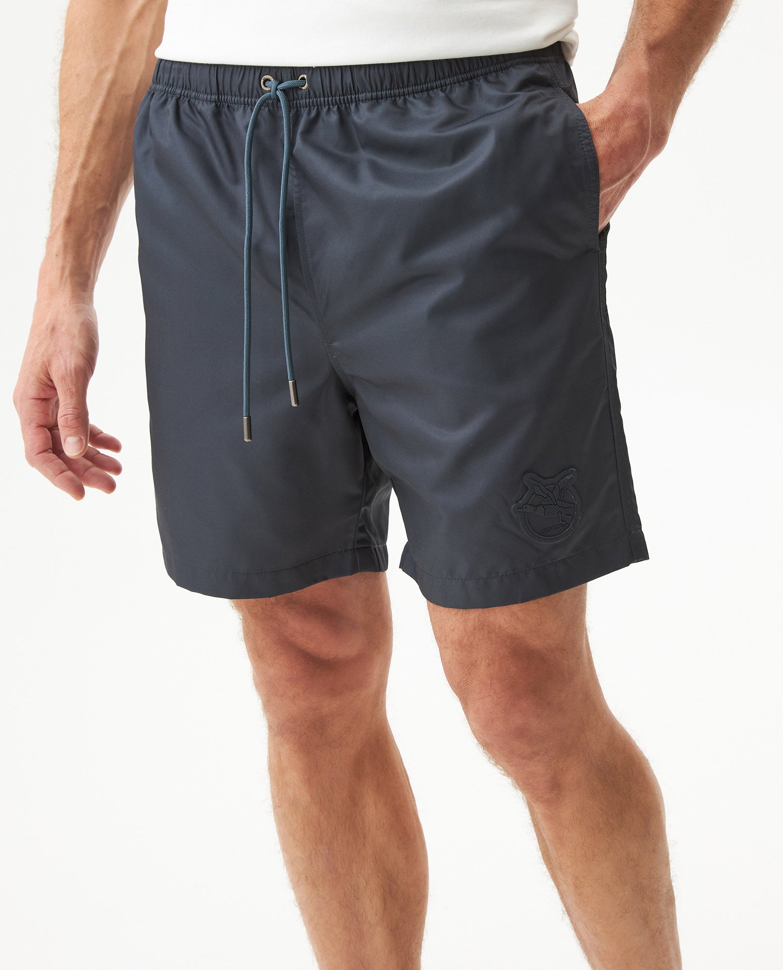 Men´s Recycled Print Swim Trunks - Blue 63_659G004_AZU194010_3