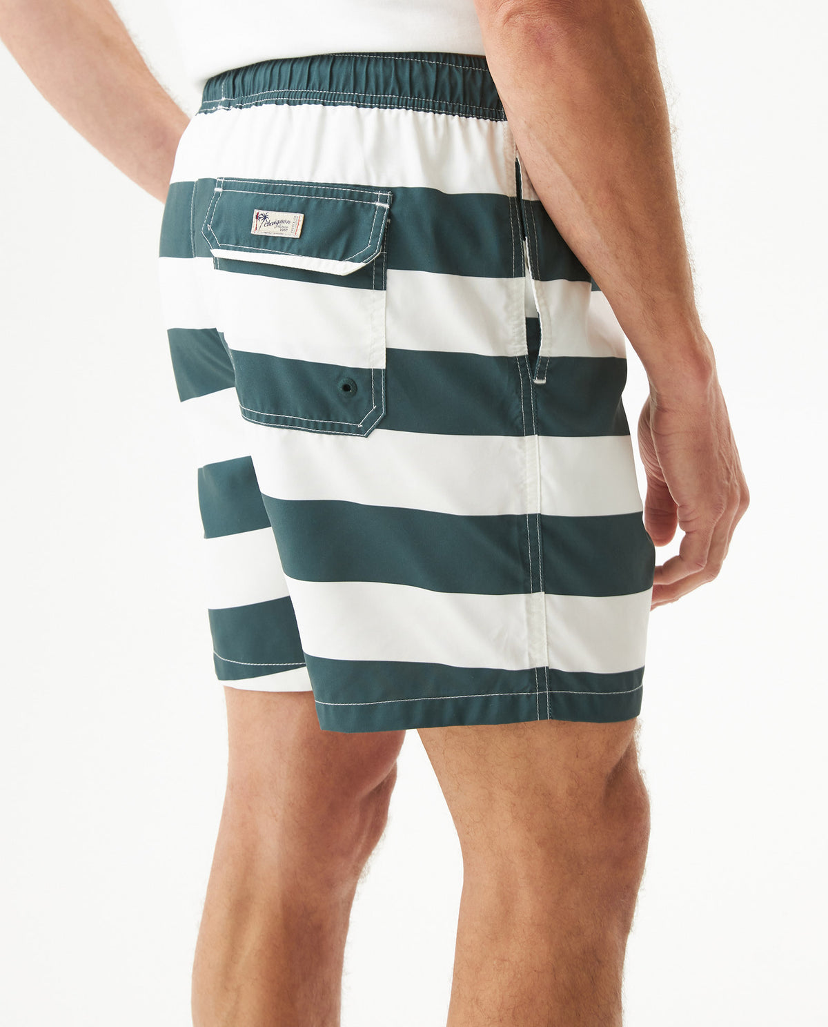 Men´s Printed Swim Trunks - Green 63_659G005_VER196311_7