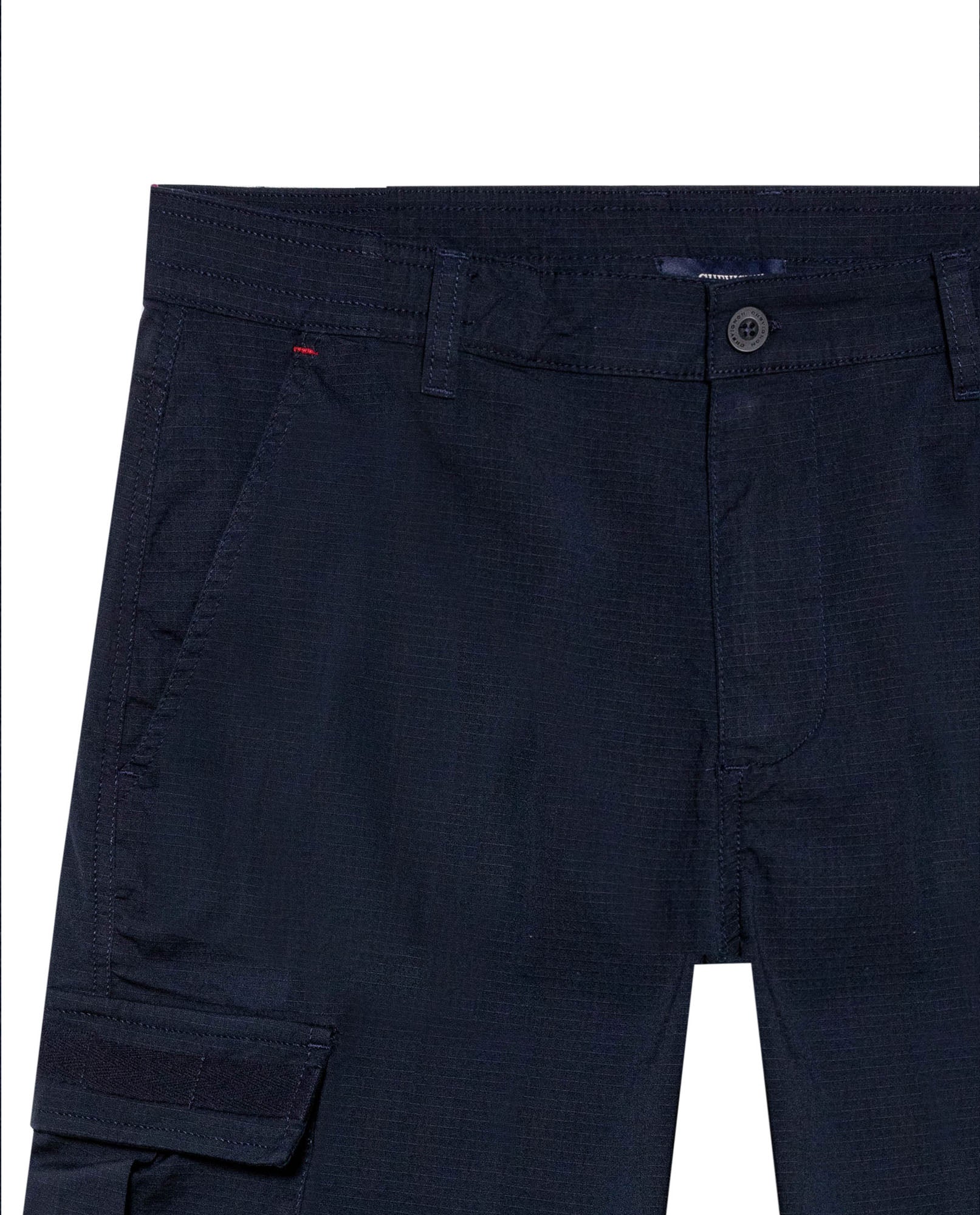 Men's Cargo Bermuda Shorts in Cotton Stretch Blend, Finery - 5