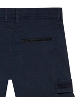 Men's Cargo Bermuda Shorts in Cotton Stretch Blend, Finery - 7
