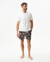 Men´s Recycled Print Swim Trunks - Blue 63_659G009_AZU194110_0