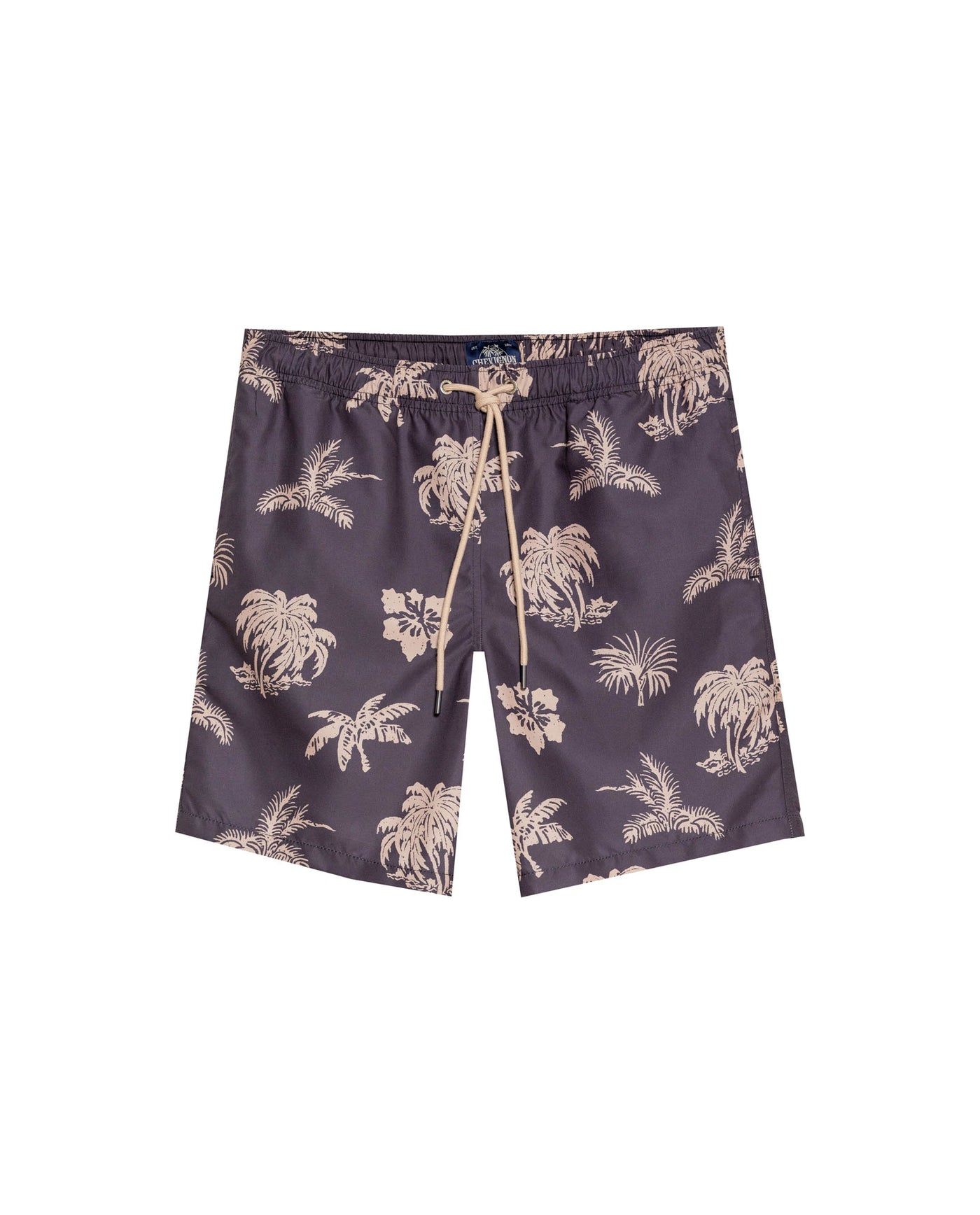 Men´s Recycled Print Swim Trunks - Blue 63_659G009_AZU194110_4