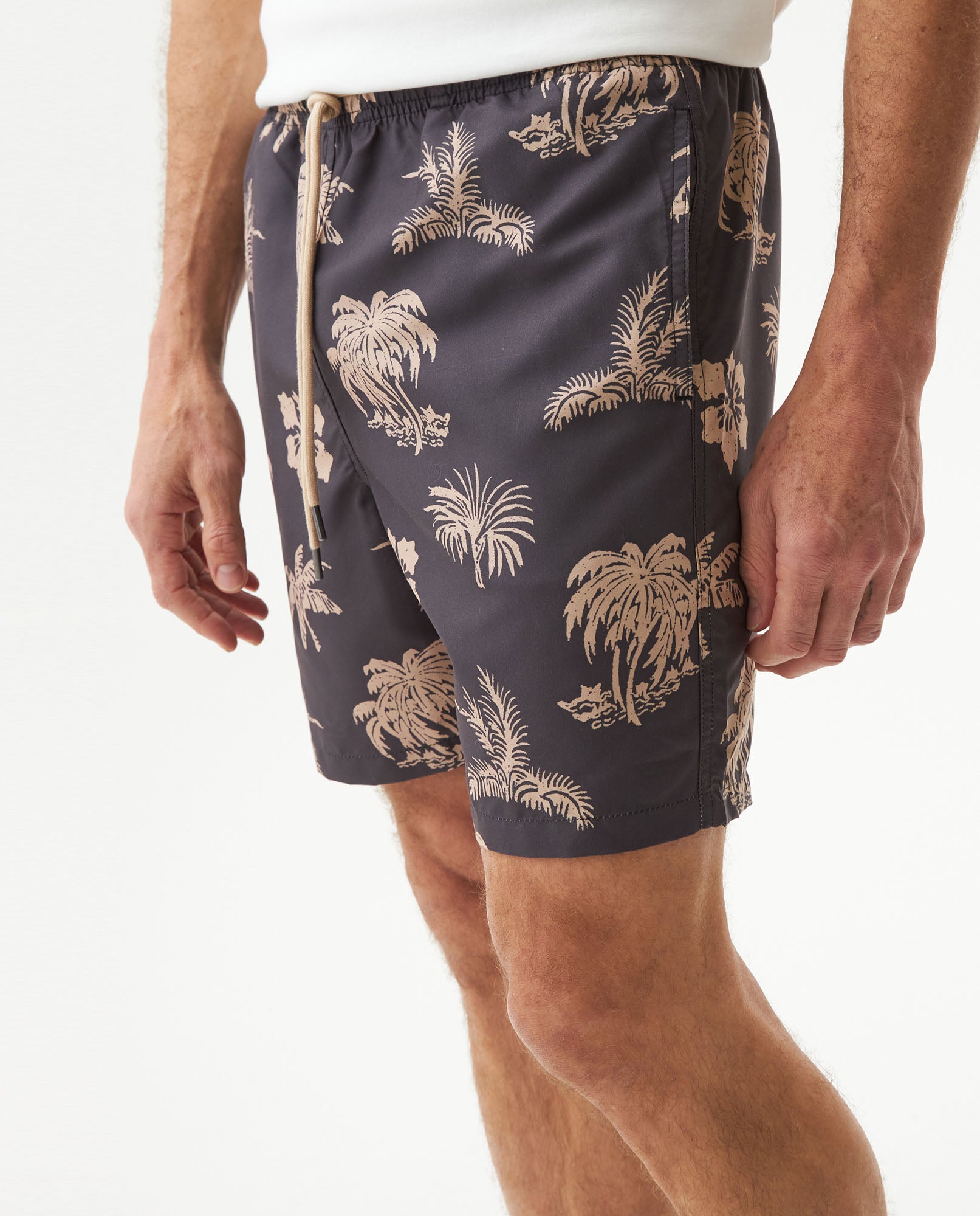 Men´s Recycled Print Swim Trunks - Blue 63_659G009_AZU194110_5