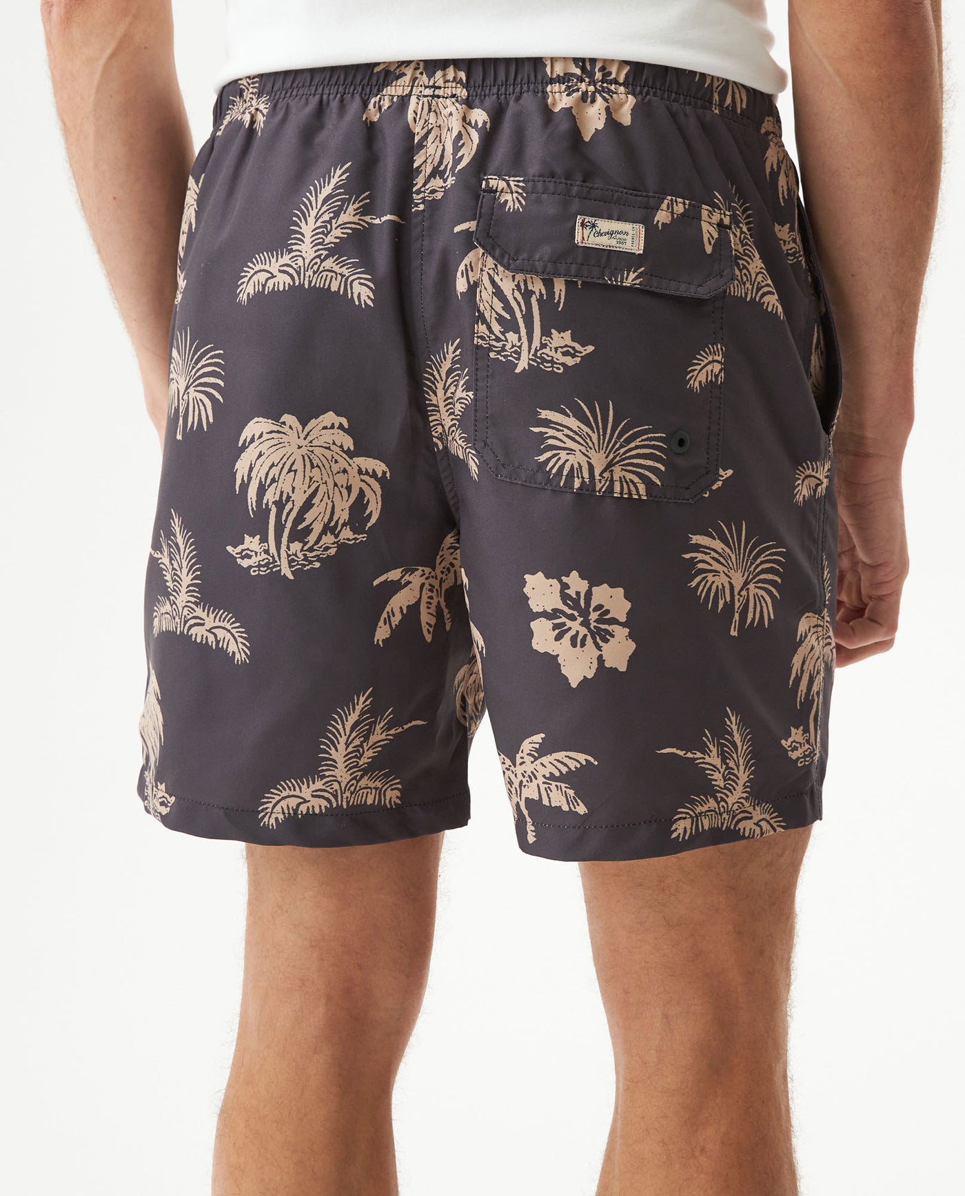 Men´s Recycled Print Swim Trunks - Blue 63_659G009_AZU194110_6