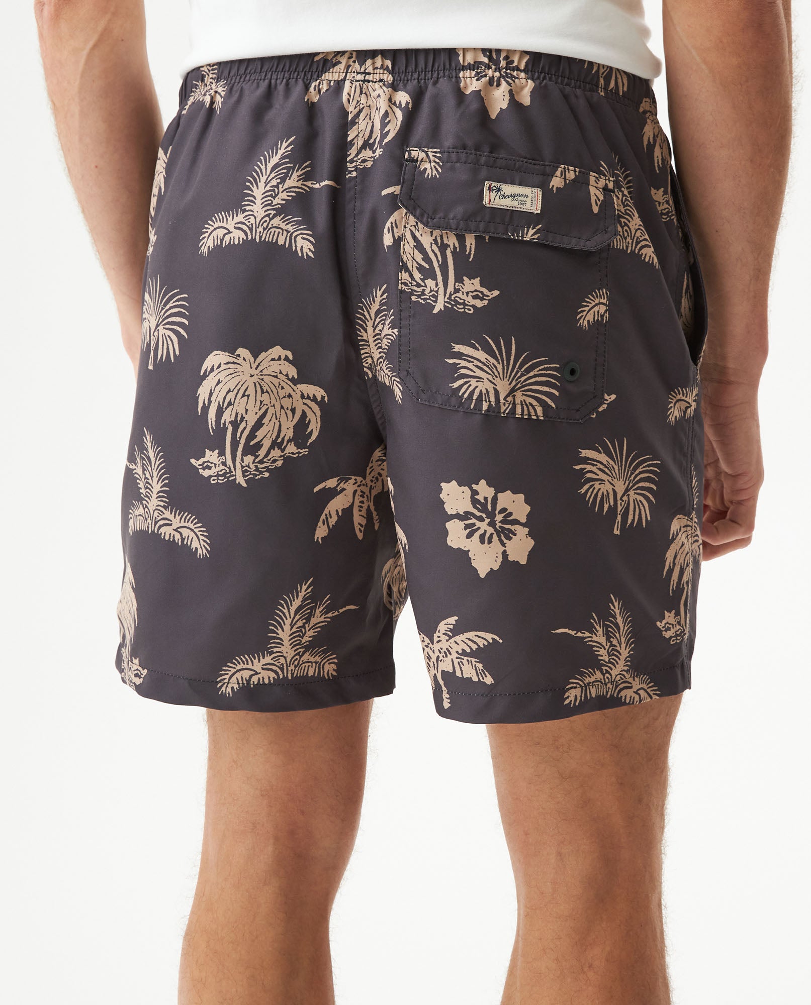 Men´s Recycled Print Swim Trunks - Blue 63_659G009_AZU194110_6