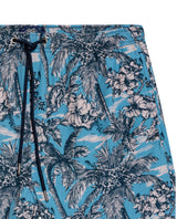 Men's Sustainable Swim Shorts Mid Rise in Polyester Blend, Stardust - 7