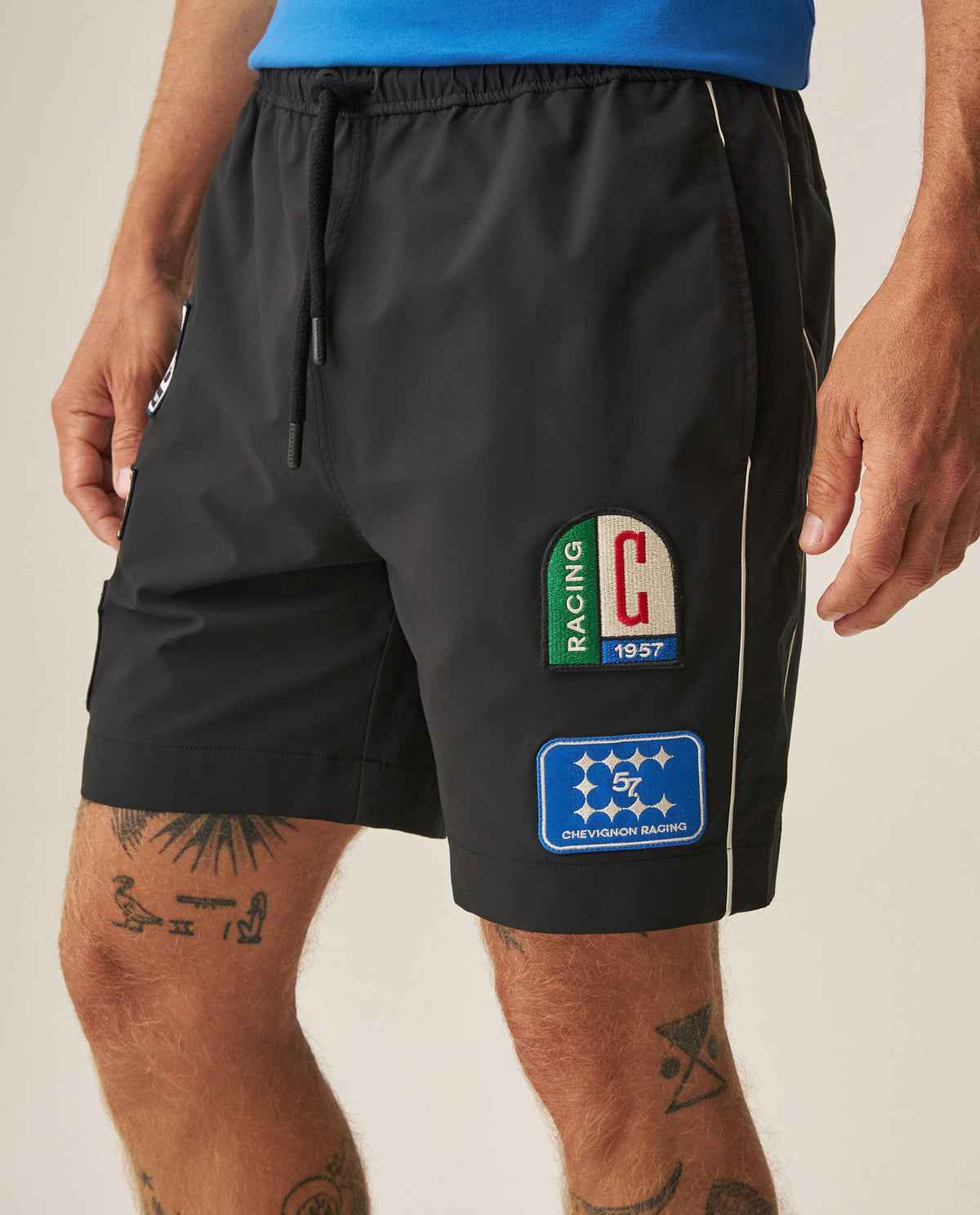 Men´s Graphic Bermuda Shorts - Black 63_659H900_NEG194007_4