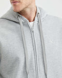 GRAY ZIP-UP HOODIE