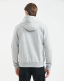 GRAY ZIP-UP HOODIE