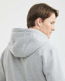 GRAY ZIP-UP HOODIE