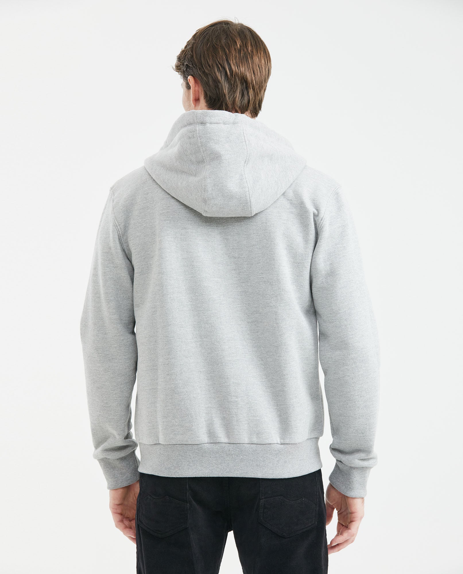 Men's Basic Hoodie Duotone Duck Kangaroo Pocket Cotton-Polyester - 5