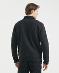 Men's High Neck Sweatshirt Metal Zipper Branded Slider Ribbed Cotton-Polyester - 6