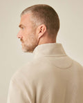 Mens Sweatshirt Half Zip Closure Cotton Polyester Knit Simulation Knitwear Sophisticated Metal Zipper Marked Pull - Gray 63_681H003_GRI171107_7