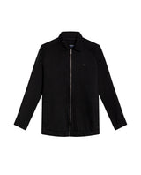 Mens Cotton Zip-Up Jacket - Black 63_681H005_NEG194007_3