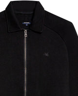 Mens Cotton Zip-Up Jacket - Black 63_681H005_NEG194007_8