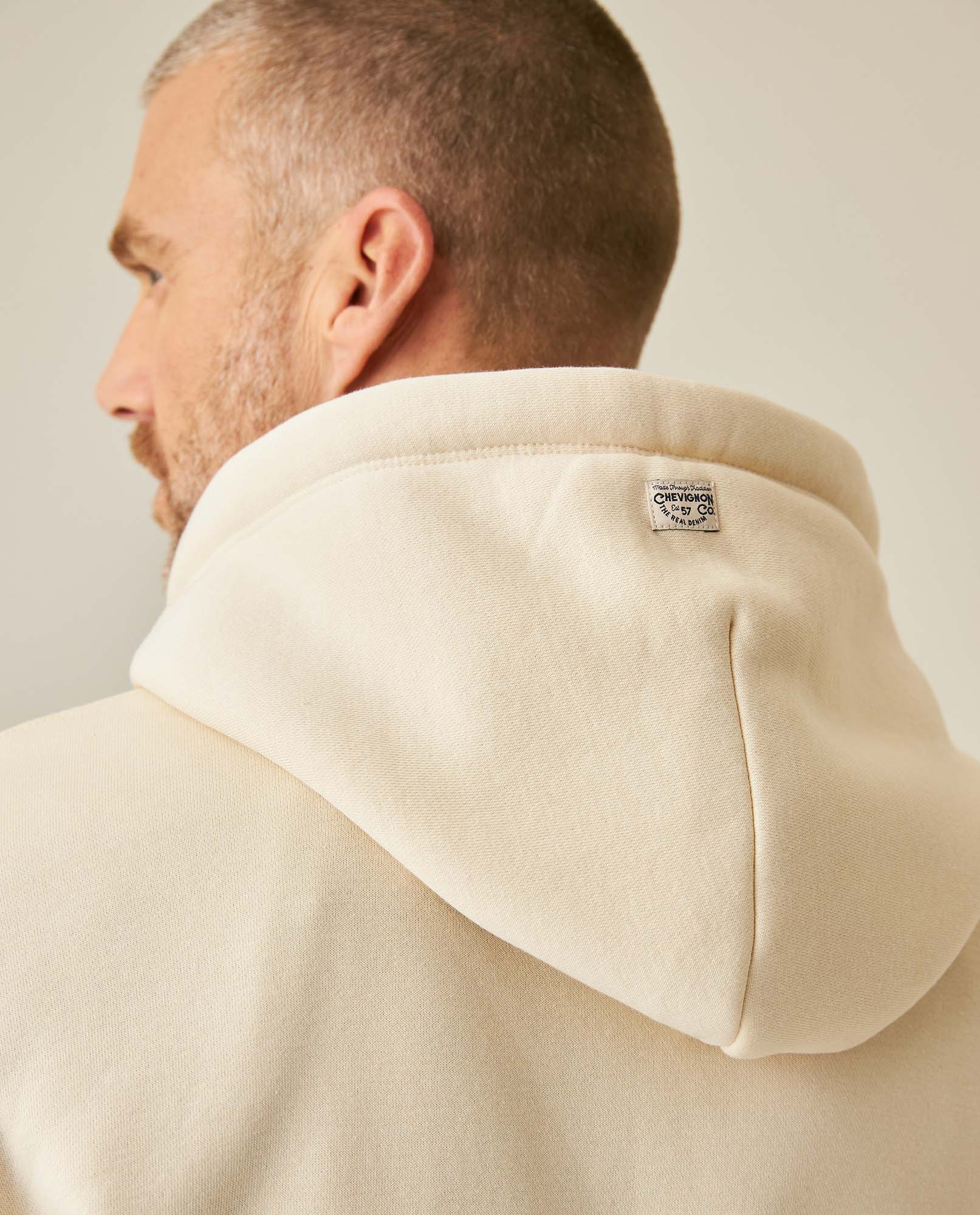 Mens Cotton Polyamide Pullover Hoodie - Raw 63_681H007_CRU130905_7