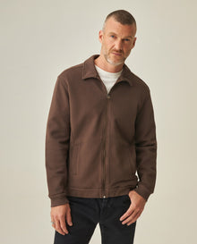 Men´s Zip-Up Sweater - Brown 63_682H002_CAF190916_0
