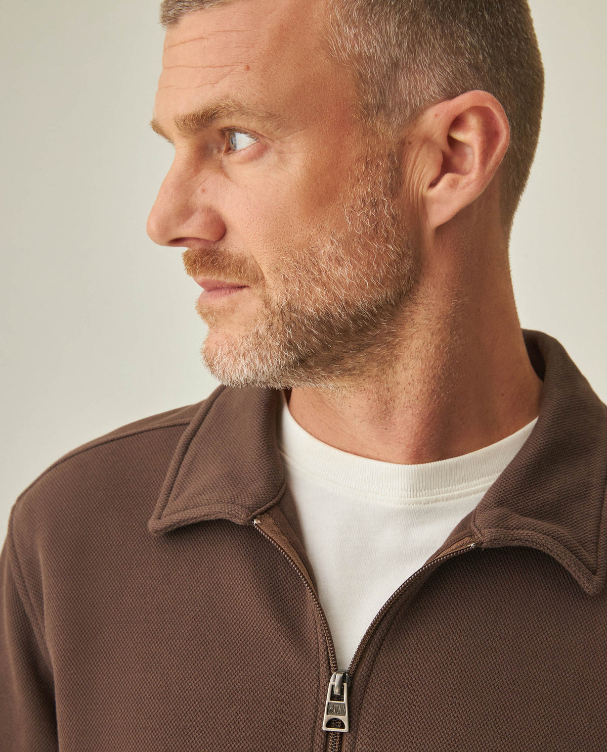 Men´s Zip-Up Sweater - Brown 63_682H002_CAF190916_5