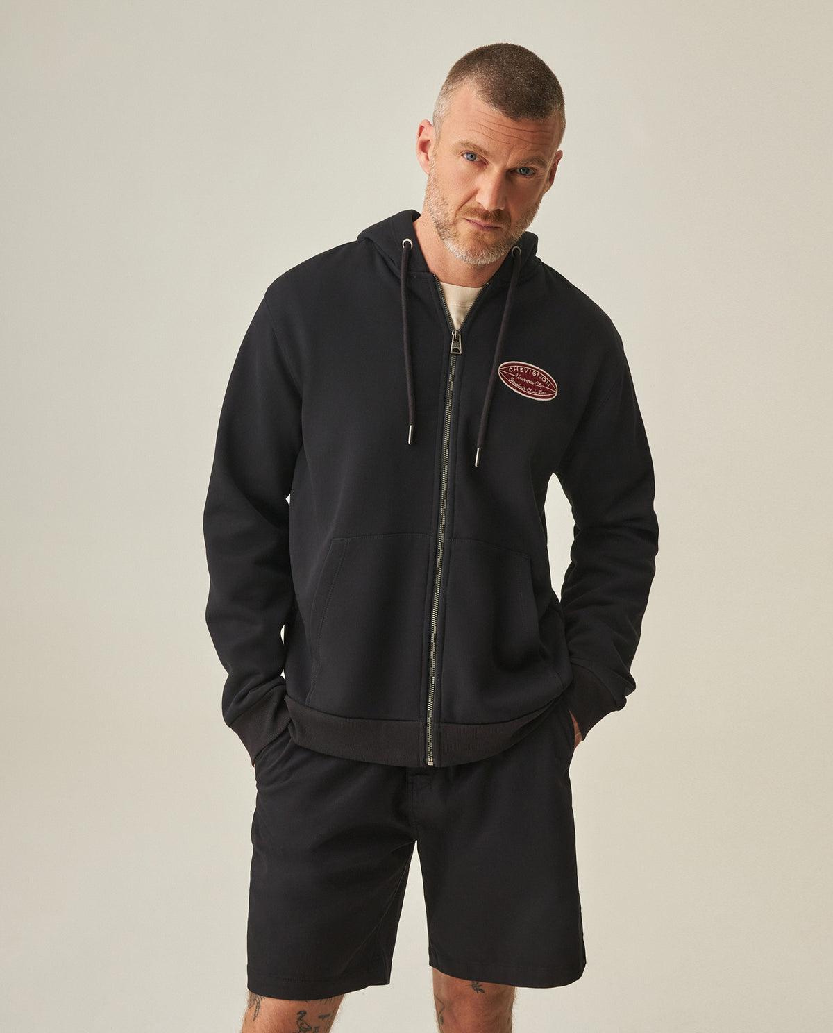Men´s Zip-up Hoodie - Black 63_682H007_NEG194007_3
