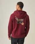 Men´s Zip-up Hoodie - Red 63_682H007_ROJ191522_5