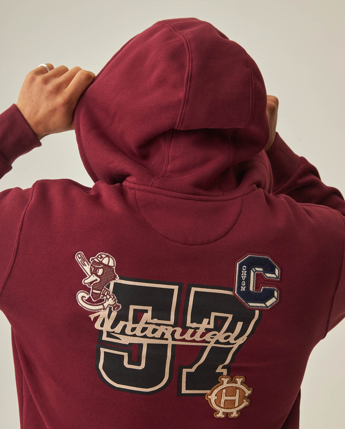 Men´s Zip-up Hoodie - Red 63_682H007_ROJ191522_6