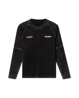 Mens Double-Layer Textured Sweatshirt - Special Collection - Black 63_682H201_NEG194007_4