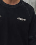 Mens Double-Layer Textured Sweatshirt - Special Collection - Black 63_682H201_NEG194007_8