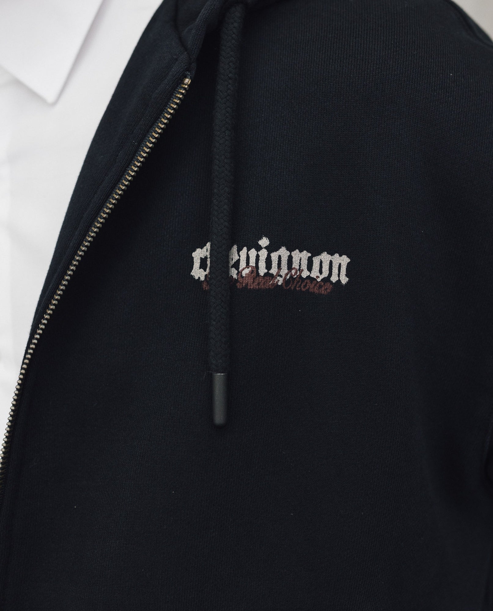 Mens Heavyweight Zip-Up Hoodie - Special Collection - Black 63_682H202_NEG194007_3