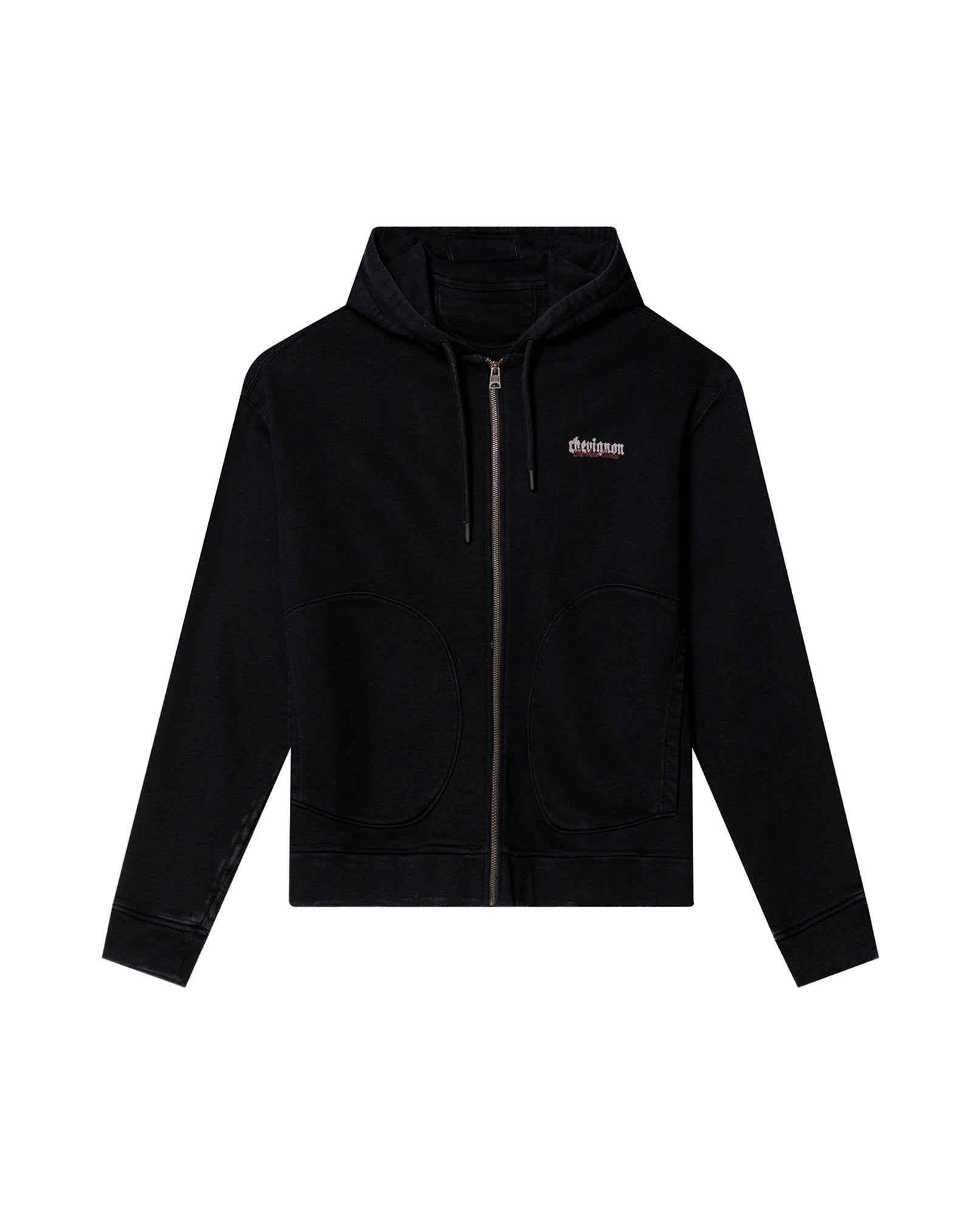 Mens Heavyweight Zip-Up Hoodie - Special Collection - Black 63_682H202_NEG194007_4