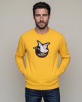 Men´s Crew Neck Sweatshirt - Yellow 63_687D450_AMA110907_0