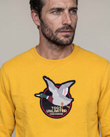Men´s Crew Neck Sweatshirt - Yellow 63_687D450_AMA110907_5