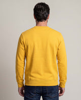 Men´s Crew Neck Sweatshirt - Yellow 63_687D450_AMA110907_6