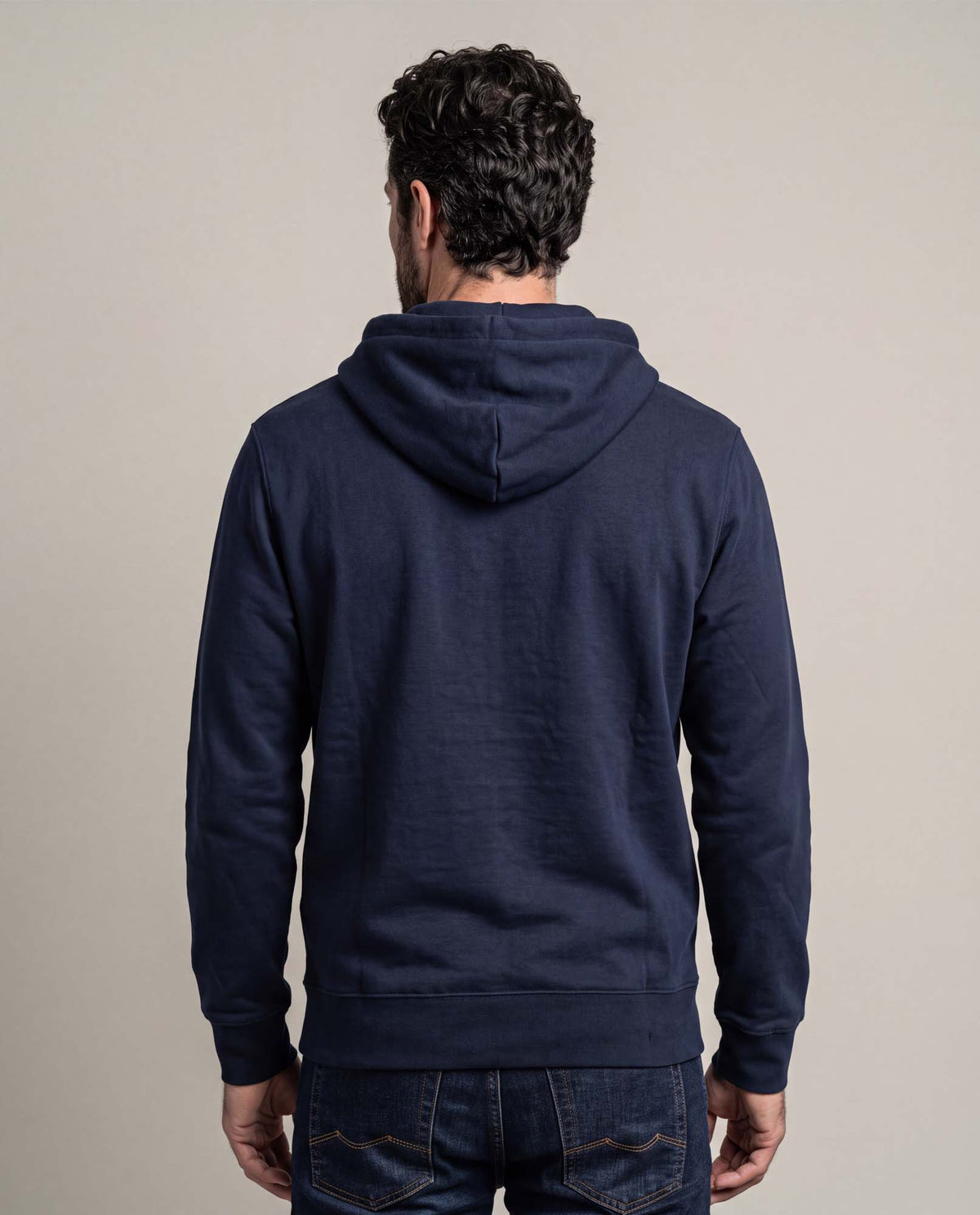 Men´s Basic Hoodie - Blue 63_687D451_AZU194050_6