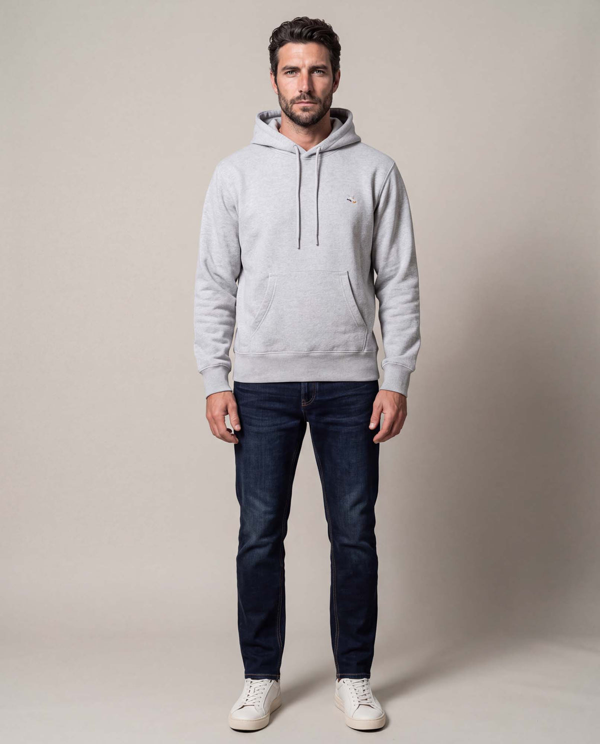 Men´s Basic Hoodie - Gray 63_687D451_GRI145002_4