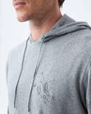 DUCK KNIT HOODIE IN GRAY