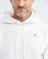 Men's France Hoodie Duck Embroidery Drawstring Cotton-Polyester - 3