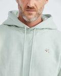 Men's France Hoodie Duck Embroidery Drawstring Cotton-Polyester - 3