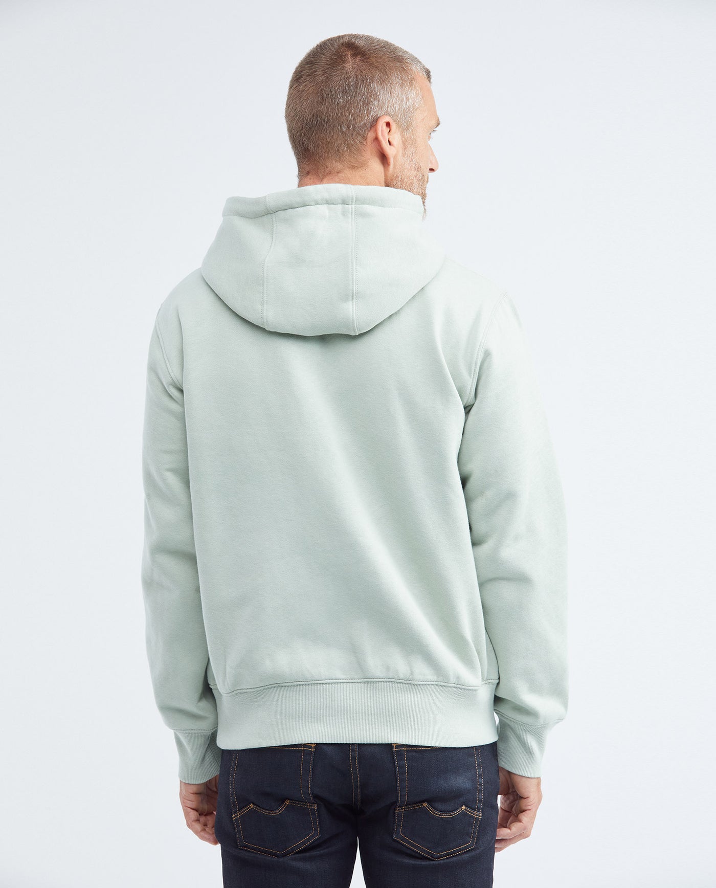 Men's France Hoodie Duck Embroidery Drawstring Cotton-Polyester - 5