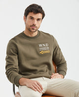 Men's Regular Fit-Sweaters - Green 687F250 - 2