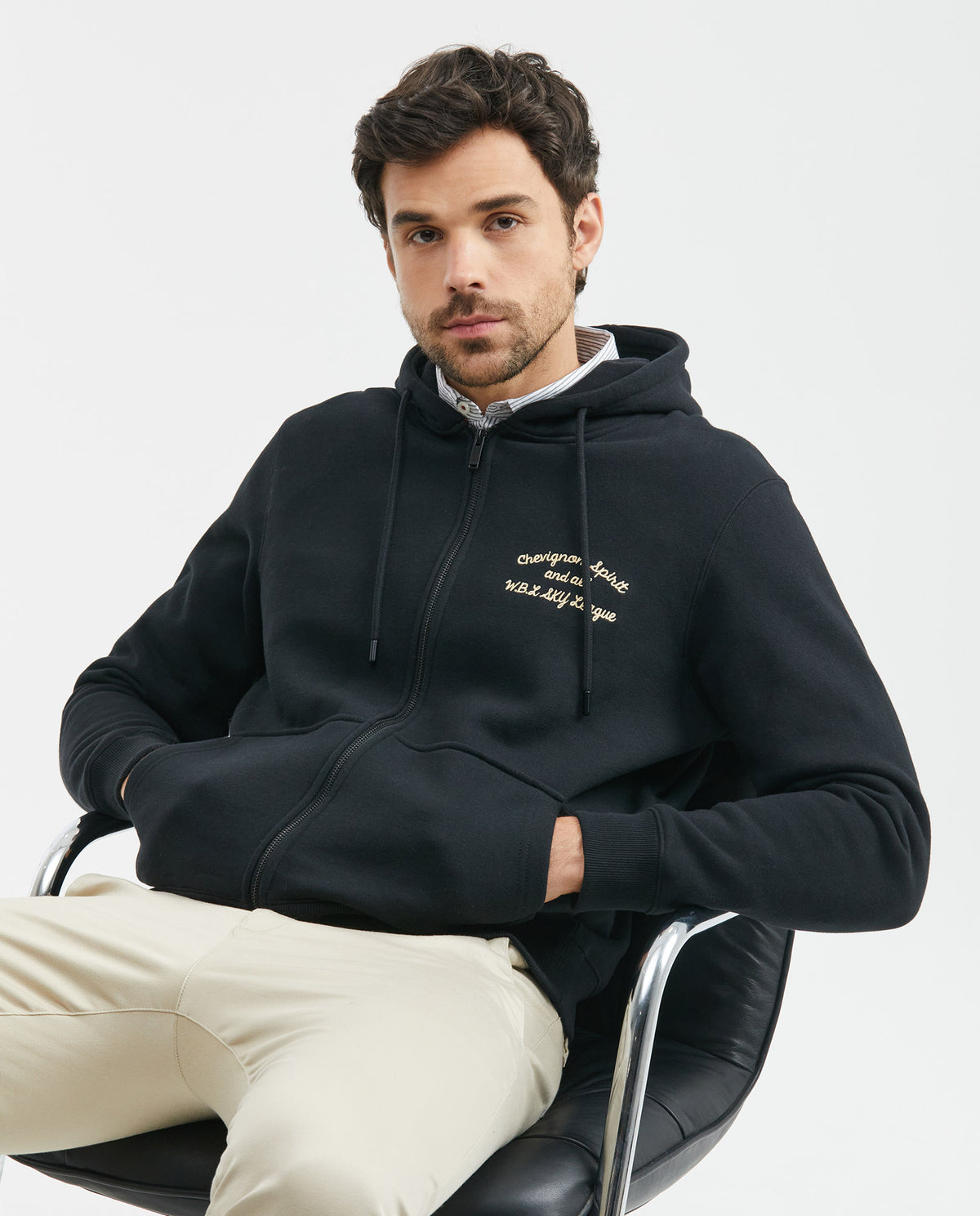 Men's Regular Fit-Sweaters - Black - 2