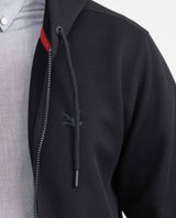 Men's Full-Zip Hooded Sweatshirt in Cotton-Polyester Blend - 2