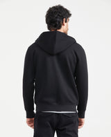 Men's Full-Zip Hooded Sweatshirt in Cotton-Polyester Blend - 3