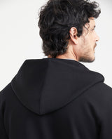 Men's Full-Zip Hooded Sweatshirt in Cotton-Polyester Blend - 4
