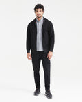 Men's Full-Zip Hooded Sweatshirt in Cotton-Polyester Blend - 5