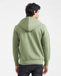 Men's Full-Zip Hooded Sweatshirt in Cotton-Polyester Blend - 4